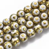 Electroplate Glass Beads Strands