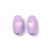 Spray Painted Alloy Beads