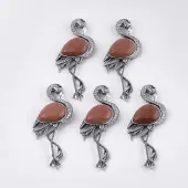 Synthetic Goldstone Brooches/Pendants