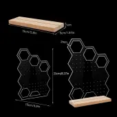Clear Acrylic Earring Jewelry Display Stands