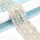Natural White Moonstone Beads Strands