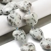Natural Sesame Jasper Beads Strands