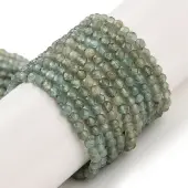 Natural Green Apatite Beads Strands