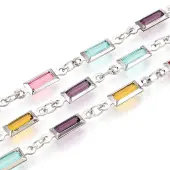 Handmade Brass Rectangle Link Chains