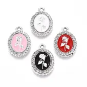 Alloy Enamel Pendants