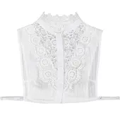 Detachable Cotton Shirt Women False Collar