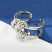 Brass Adjustable Cuff Rings for Women