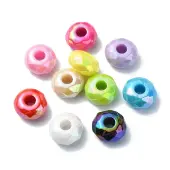 Opaque Acrylic European Beads