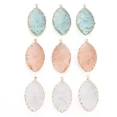 Crackle Glass Pendants