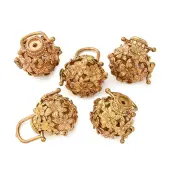Brass Hollow Cage Pendants