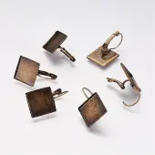 Brass Leverback Earring Findings