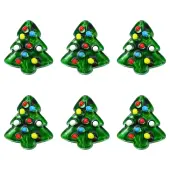 6Pcs Handmade Bumpy Glass Beads Strands