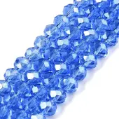 Electroplate Glass Beads Strands