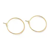 Brass Hoop Earring Findings