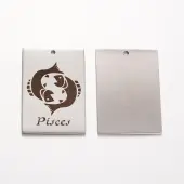 Tarnish Resistant Rectangle Stainless Steel Pendants