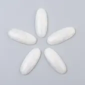 Natural White Jade Cabochons
