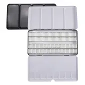 Plastic Empty Watercolor Paint Pans