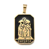 Tarot 304 Stainless Steel Enamel Pendants