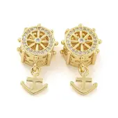Rack Plated Brass with Cubic Zirconia Pendant