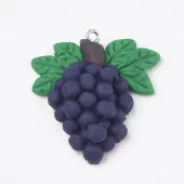 Autumn Theme Handmade Polymer Clay Pendants