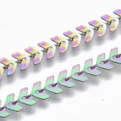 Ion Plating(IP) 304 Stainless Steel Cobs Chains