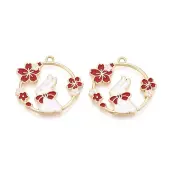 Alloy Enamel Pendants