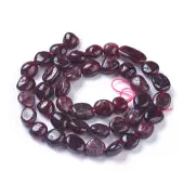 Natural Garnet Beads Strands