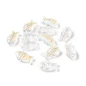 Transparent Electroplate Glass Beads