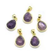 Natural Amethyst Pendants
