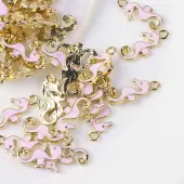 Sea Horse Alloy Enamel Pendants