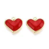 Brass Enamel Pendants