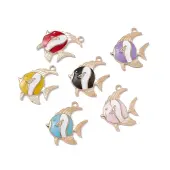 Alloy Enamel Pendants