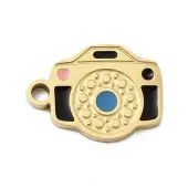 304 Stainless Steel Enamel Charms