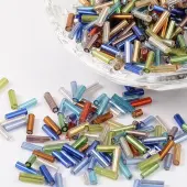 Glass Bugle Beads