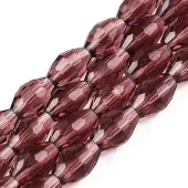 Transparent Glass Beads Strands