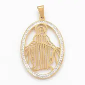 304 Stainless Steel Big Pendants