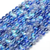 Synthetic Moonstone Beads Strands