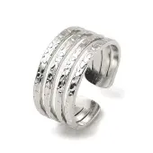 Non-Tarnish 304 Stainless Steel Open Cuff Rings