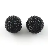 Resin Rhinestone Beads