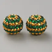 Resin Rhinestone Beads