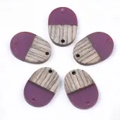 Resin & Wenge Wood Links connectors
