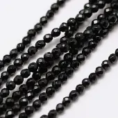 Natural Black Onyx Beads Strands