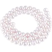 2 Strand Natural Cultured Freshwater Pearl Beads Strands