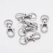 Alloy Swivel Lobster Claw Clasps