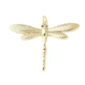 Brass Micro Pave Cubic Zirconia Pendants