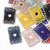 Polyester Woven Big Pendants