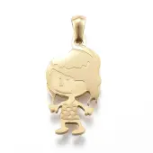 Ion Plating(IP) 304 Stainless Steel Pendants