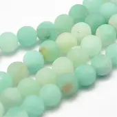 Natural Amazonite Bead Strands