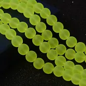 Transparent Glass Bead Strands