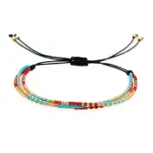 Colorful Adjustable Seed Beads Braided Bracelets